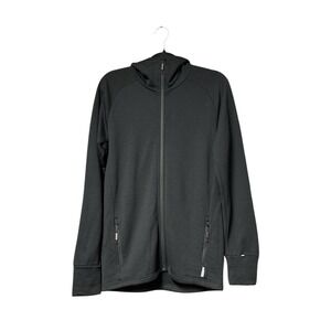 Devold Nibba 100% Merino Wool Hood Jacket Men S Women M Black Full Zip Gorpcore